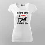 Sleep Not Found T-Shirt For Women – Perfect for Coders