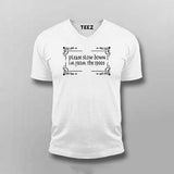 Vintage Humor T-Shirt For Men – "Please Slow Down, It's 1900s"