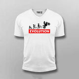 Bike Evolution T-Shirt For Men - Biker's Journey