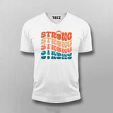 Strong Strong Strong" Gym Motivation T-Shirt For Men