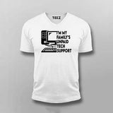 "I'm My Family's Unpaid Tech Support" T-Shirt For Men- Tech Humor