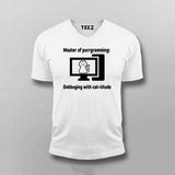 Master of Purrgramming T-Shirt For Men - For Cat-Loving Coders