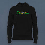 Brazil fan made Hoodie for Women