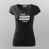 Custom Round Neck T-Shirts for Women India