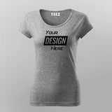 Customized Round Neck T-Shirts for Women