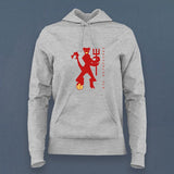 Fan-Made Manchester United Hoodie for Women | Red Devils Gear