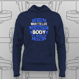 Stay Fit Live Healthy, Gym Regularly Hoodie For Women