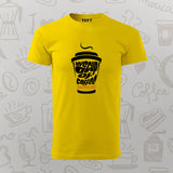 "Cup of Positivi-Tea Coffee T-Shirt for Men"