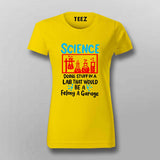 Science Lab T-Shirt For Women - Fun Chemistry & Experiment