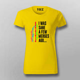 I Was Sane a Few Merges Ago T-Shirt For Women – Funny Developer