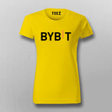 BYBIT Cotton Tshirt for Women - Premium Style & Comfort