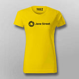 Jane Street Logo T-Shirt For Women – Minimalist Design