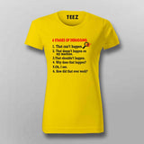 6 Stages of Debugging T-Shirt For Women – Funny Programmer