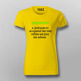 Programmer Definition T-Shirt For Women – Funny Coder