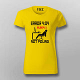 Sleep Not Found T-Shirt For Women – Perfect for Coders