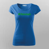 Hashbang /bin/zsh  T-Shirt For Women India