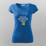 No Windows in Apple Stores - Funny Tech Tee