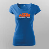 KTM Ready To Race Biker T-Shirt For Women