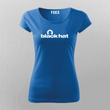 Black Hat Logo T-Shirt For Women