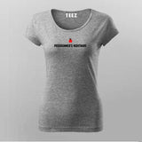 Programmer's Nightmare Bug T-Shirt For Women India