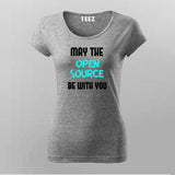 May The Open Source Be With You T-Shirt