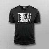 Stuck In The 90s V-Neck T-Shirt For Men Online India