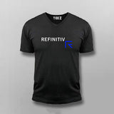 Refinitiv Logo V Neck T-Shirt For Men Online India