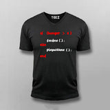 Monolata If Hungry Feed me Programming V Neck T-Shirt For Men Online India