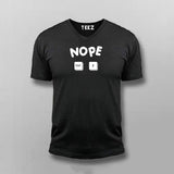 Nope Ctrl Z - Coding V-Neck T-Shirt For Men Online