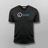 Apple Safari  V-Neck T-shirt For Men India