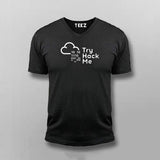 Try Hack Me V-Neck T-Shirt For Men India