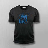 Stay Cool V Neck T-shirt For Men