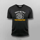 Trust Me Im A Photographer V Neck  T-Shirt For Men Online India