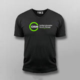 Certified Information Security Manager CSIM V Neck  T-Shirt For Men Online India