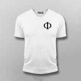 EF Cyrillic Logo Alphabet  T-shirt For Men