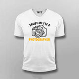 Trust Me Im A Photographer V Neck  T-Shirt For Men India