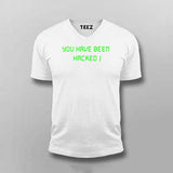 YOU HAVE BEEN HACKED v neck T-Shirt For Men 