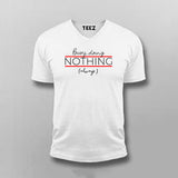 Busy Doing Nothing Humorous Casual Shirt