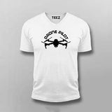 Drone pilot V Neck T-Shirt For Men India