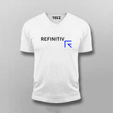 Refinitiv Logo V Neck T-Shirt For Men India