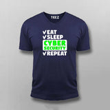 Eat Sleep Cyber Security Repeat Programmer Tee