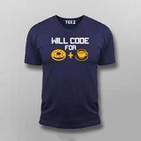 Will Code For Donut & Coffee Men's Tee