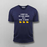 Dad-A-Base Jokes Men's T-Shirt - Laugh With Every Query