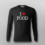 I love food Full Sleeve T- Shirt For Men India