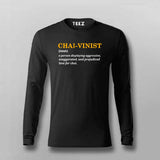 Chai Vinist Full Sleeve T-Shirt For Men Online India