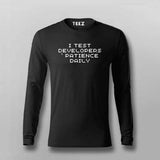 Testing Developers' Patience Daily Shirt