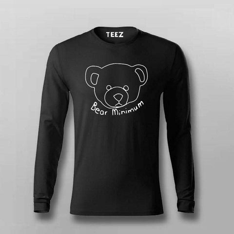 Buy this Funny Bear Minimum T-shirt From Teez. –