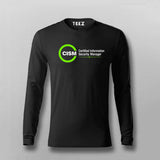 Certified Information Security Manager CSIM Full Sleeve T-Shirt For Men Online India