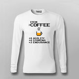 Item Coffee Agility Stamina Endurance Full Sleeve T-Shirt For Men India