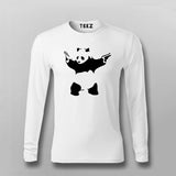 Panda Full Sleeve T-shirt For Men